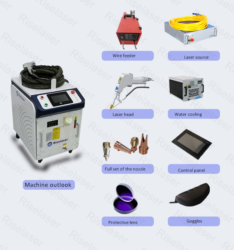 3 In 1 1500w Continuous Welding Machine Handheld Laser Welding Machine