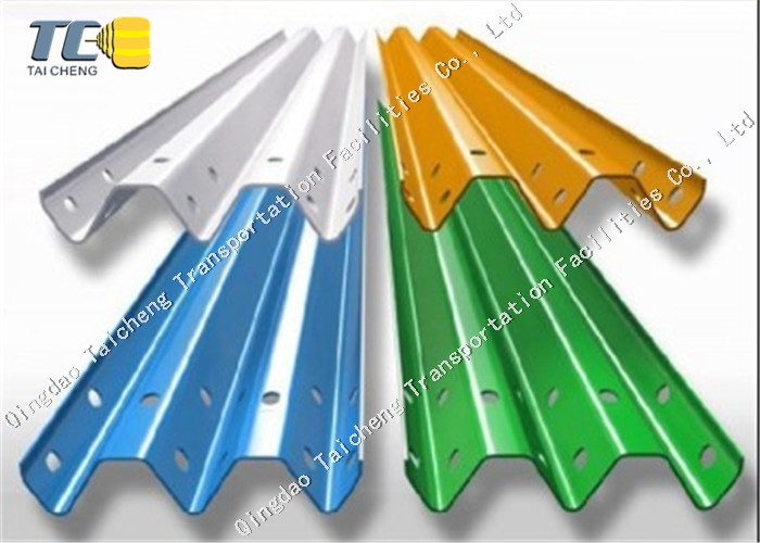 W Beam Crash Barrier W Beams Traffic Safety Barrier Highway Guardrail
