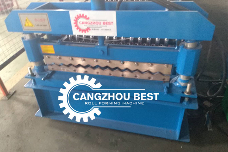 PLC Metal 12m / Min Roofing Sheet Roll Forming Machine