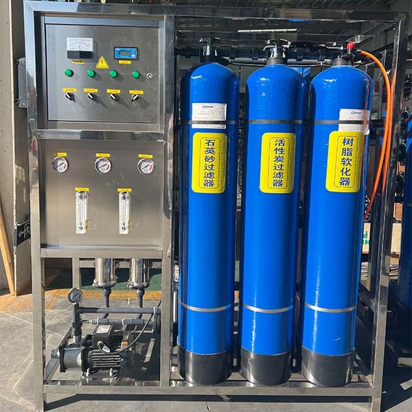 0.5 tons Three -Tanks reverse osmosis plant for for Seawater Desalination Treatment