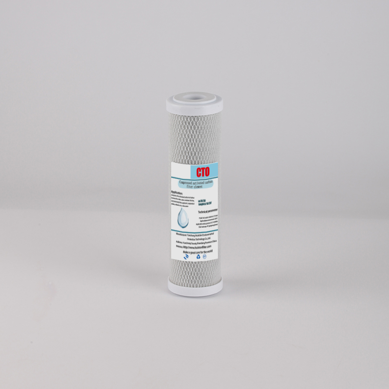 10inch CTO Coconut Shell Activated Carbon Block Filter Cartridge for Effective Removal