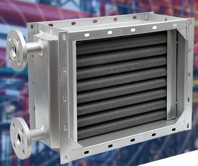 16Bar 6.35 Copper Fin Type Heat Exchanger Condenser Large Surface Area
