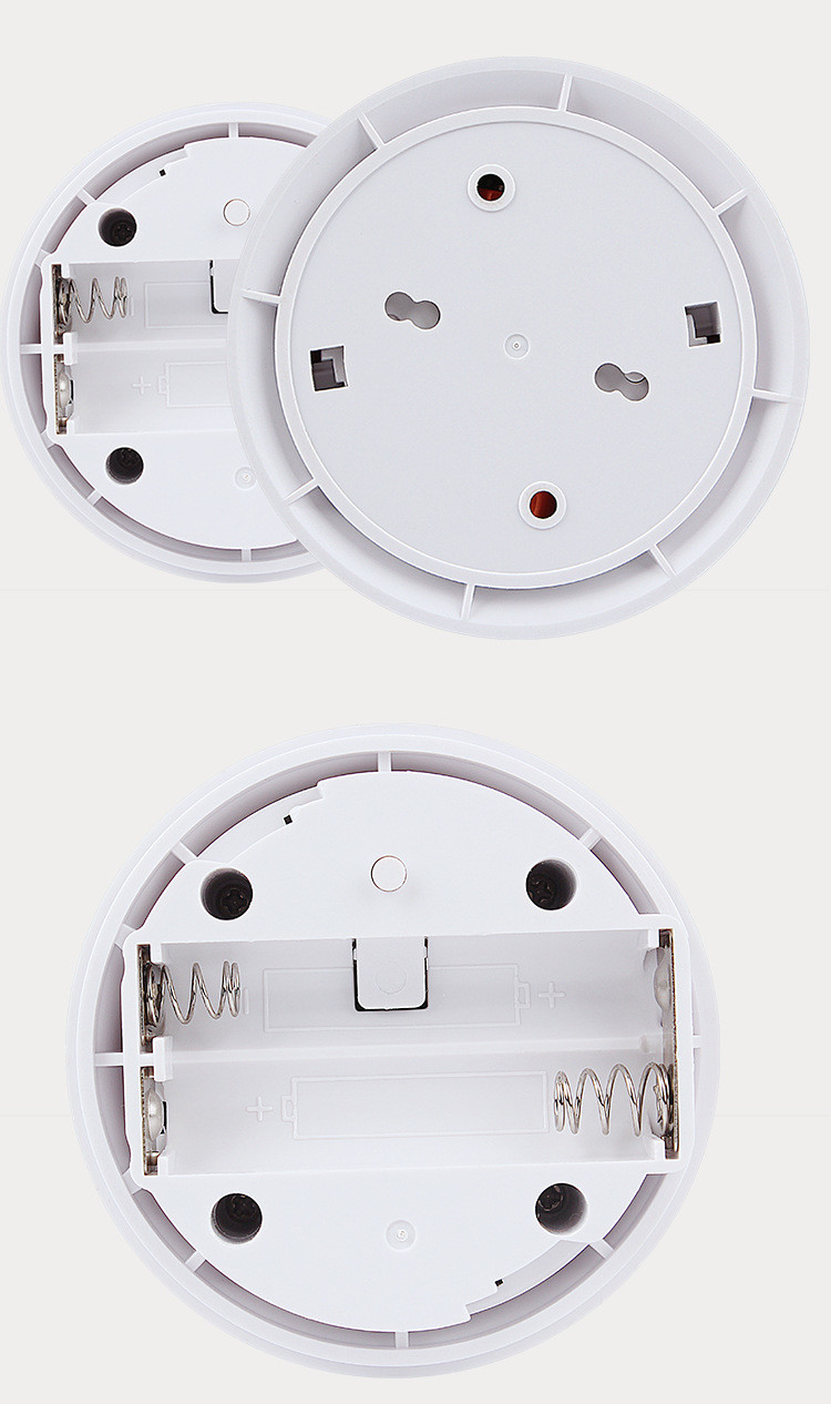 Battery Operated Smart Smoke Alarm Monitor Sound And LED Flash Alarm Output
