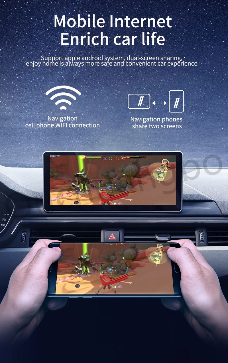 Ouchuangbo android car audio video interface upgrade original car screen for Porsche Macan 2018 -2020 android 9.0 OS