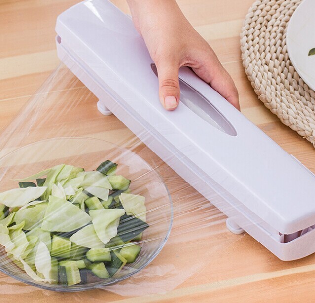ABS Food Small Kitchen Tools Plastic Wrap Cutter For Foil As Seen On TV Items