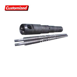 Stainless Steel Screw Barrel Set Precise Machining With Nitrided Extruded