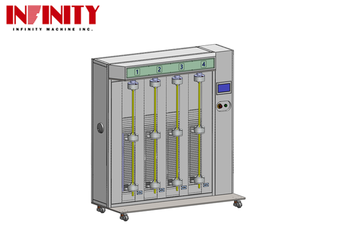 Robotic Cable Torsion Test Machine - Side View