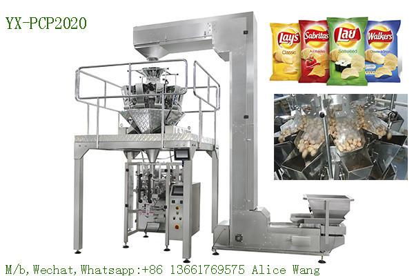 Potato chips packing machine 2020 Hot sale Snack food potato chip packaging
