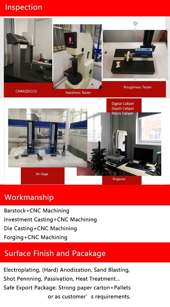 Customized Request for Aluminium CNC Turning Part of Metal Processing Machinery Parts