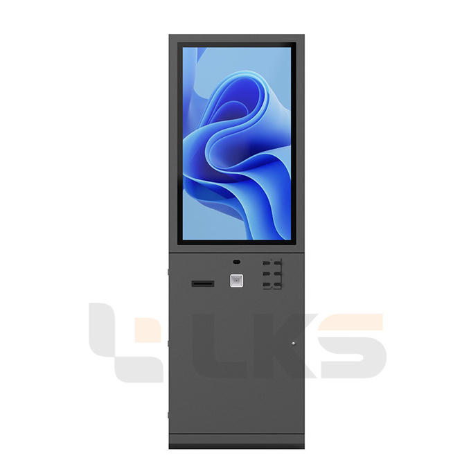 Amusement Park Ticket Vending Kiosk Machine with 43 Inch Touch Screen and QR Scanner