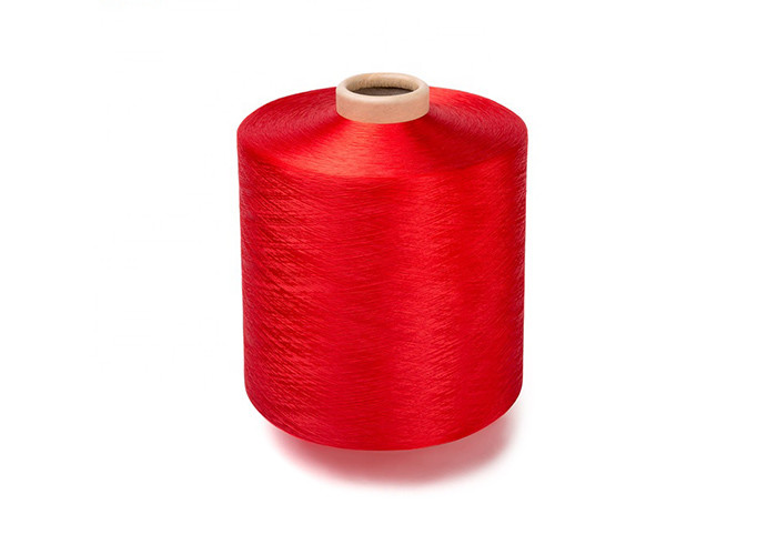 Popular Dyed Polyester Drawn Textured Yarn 100% DTY TBR Dope Weaving Use