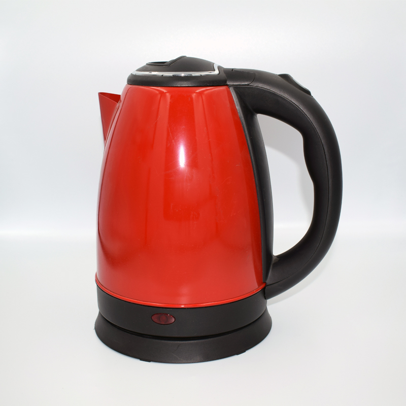 2019 hot selling cheap red 201 304 stainless steel electric kettle