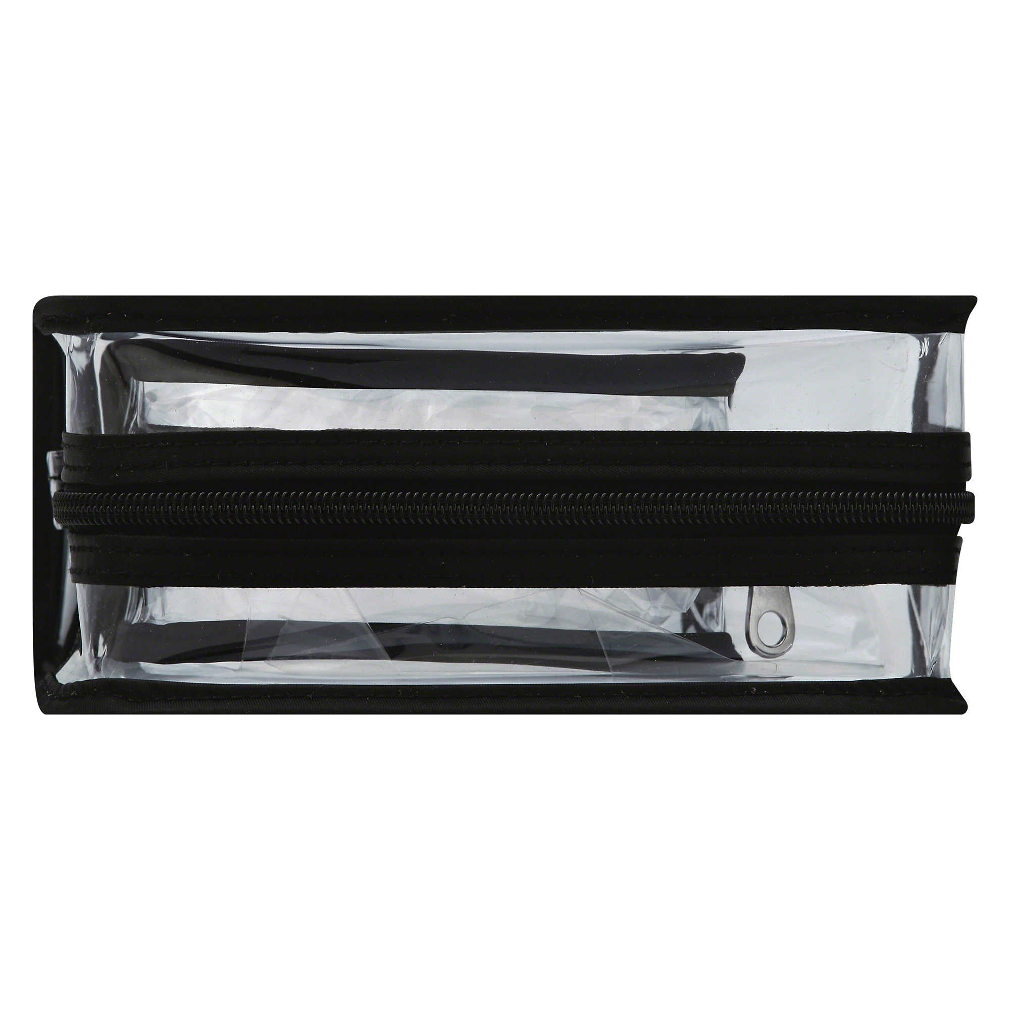 Cosmetic Makeup Toiletry Clear PVC Travel Bath Wash Bag Holder Pouch Kit black