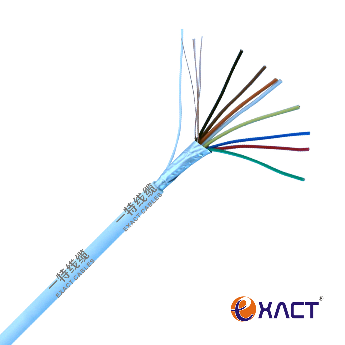 8x0.22mm2 CPR Cca Shielded Control Cable for Anti Theft Alarm and Security Monitoring