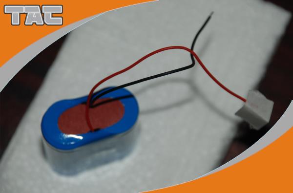 6V LiFePO4 Battery Pack 18650 1100mAh for Electric Toy and Robot