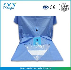  Disposable Surgical Kit TUR drape with finger cot , Urology Drape Manufactures