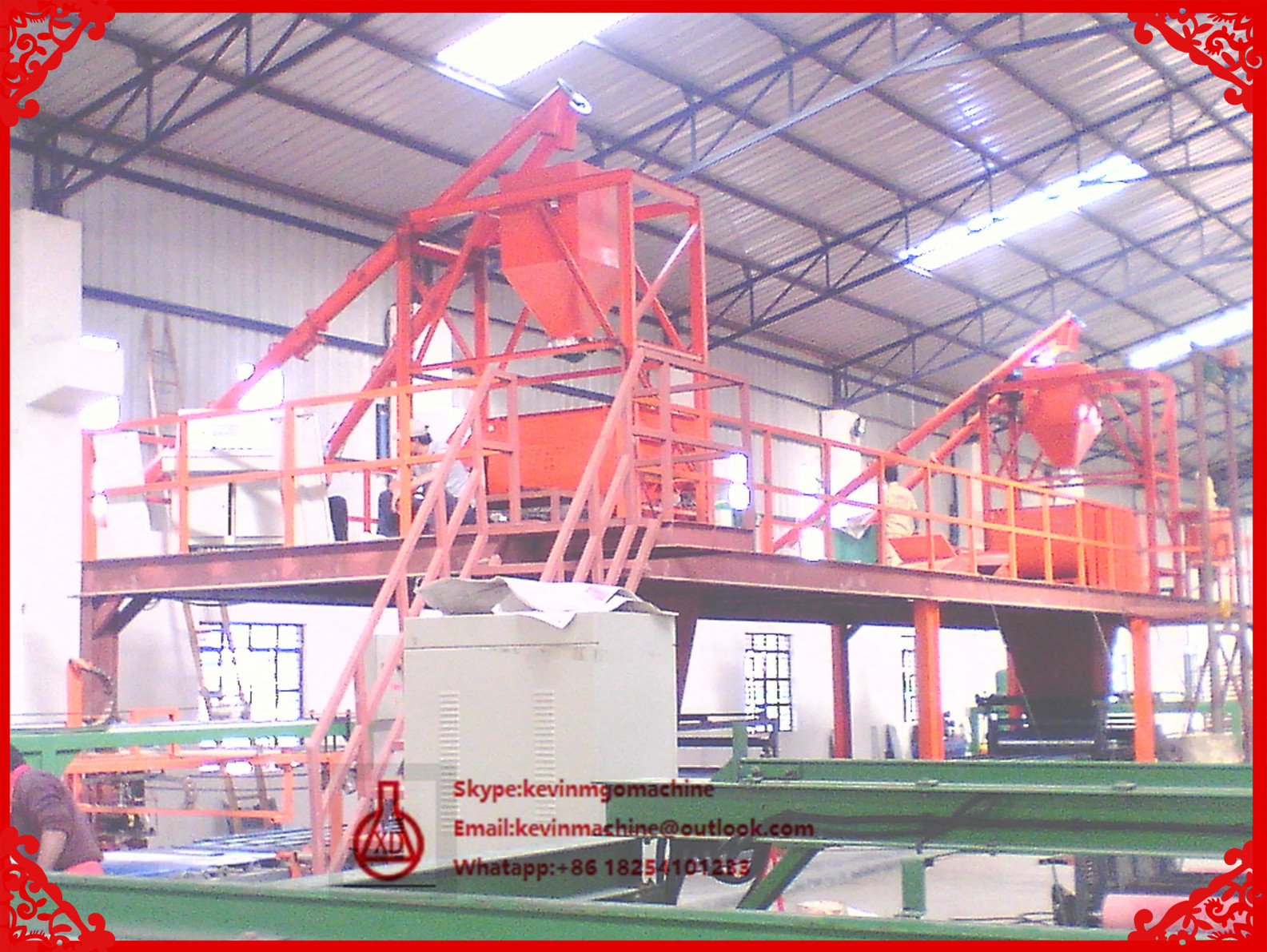 Industrial Mgo Board Production Line , Energy Saving Eco Wall Panel Equipment