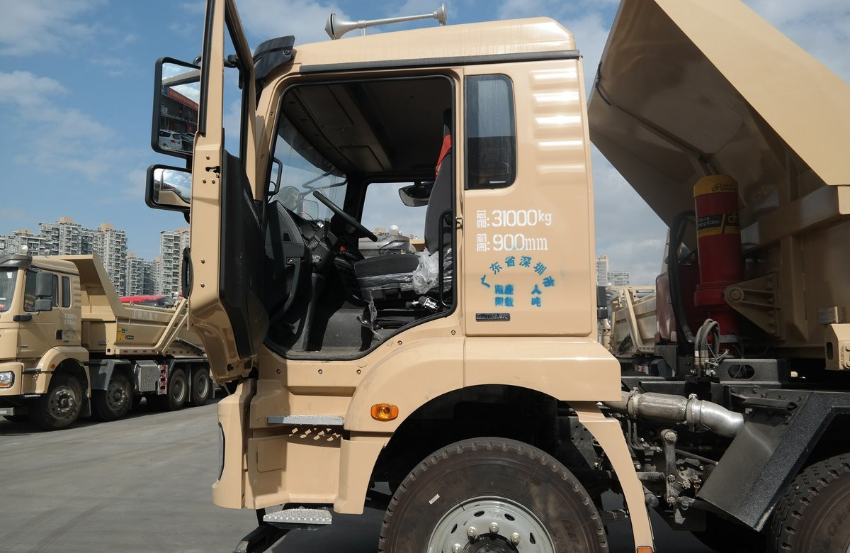 Tipper Truck Used Shacman Dumper 8*4 Construction Waste Transportation Weichai 336hp