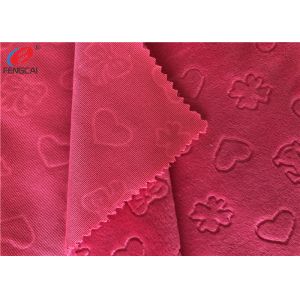  Embossed Minky Plush Fabric Super Soft Baby Blanket Using 100% Polyester Knitting Manufactures