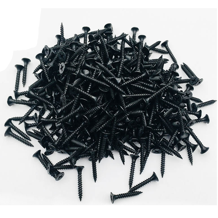 Black Fine Thread Drywall Screws Bugle Head Black Gypsum Board Screw