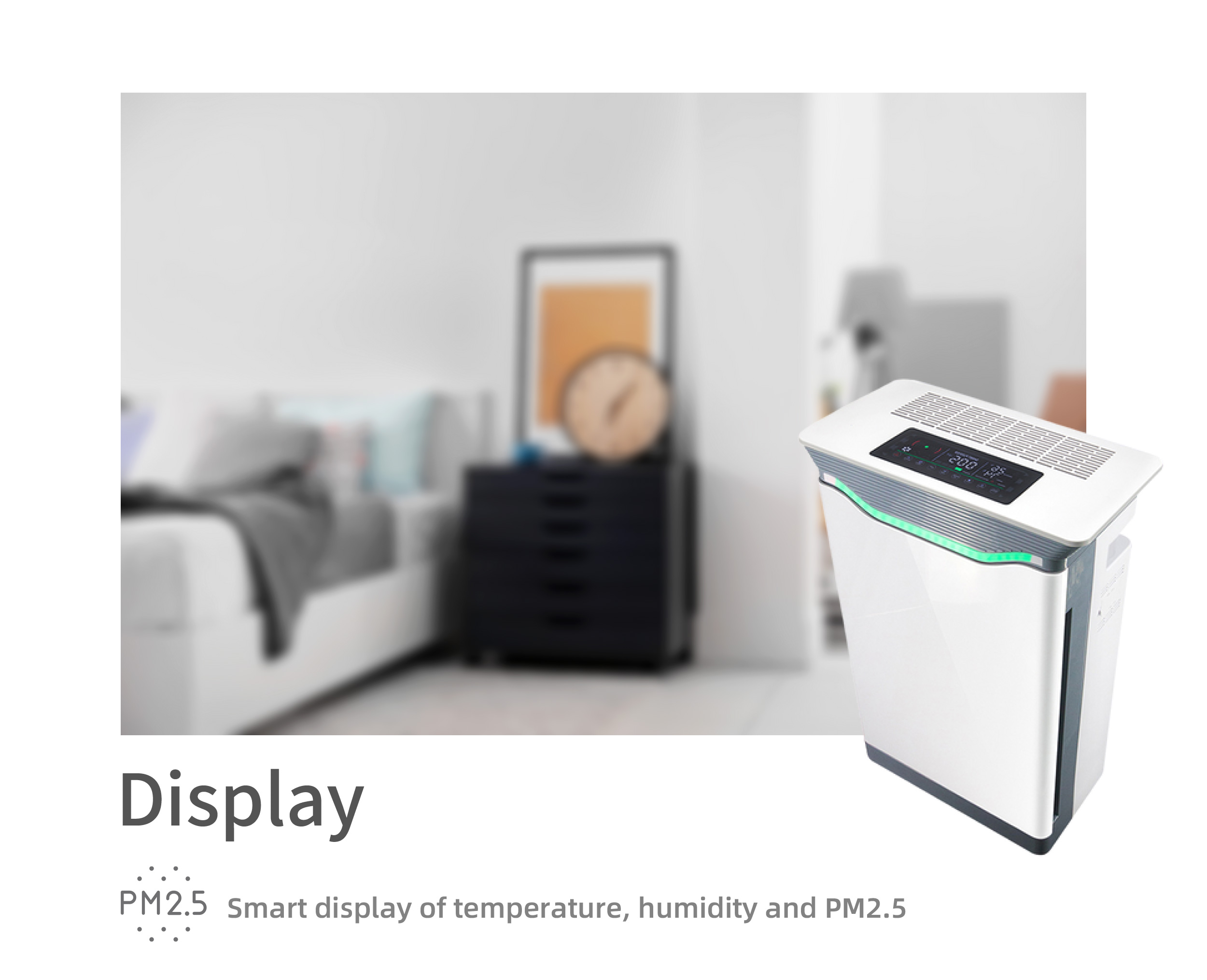 HOMEFISH Factory Wholesale Price Air Freshener UVC Sterilization Luftreiniger H11 HEPA Negative Ion Air Purifier for Home