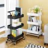 Buy cheap Wear Resistant Kitchen 45KG Bearing ABS 3 Shelf Trolley from wholesalers