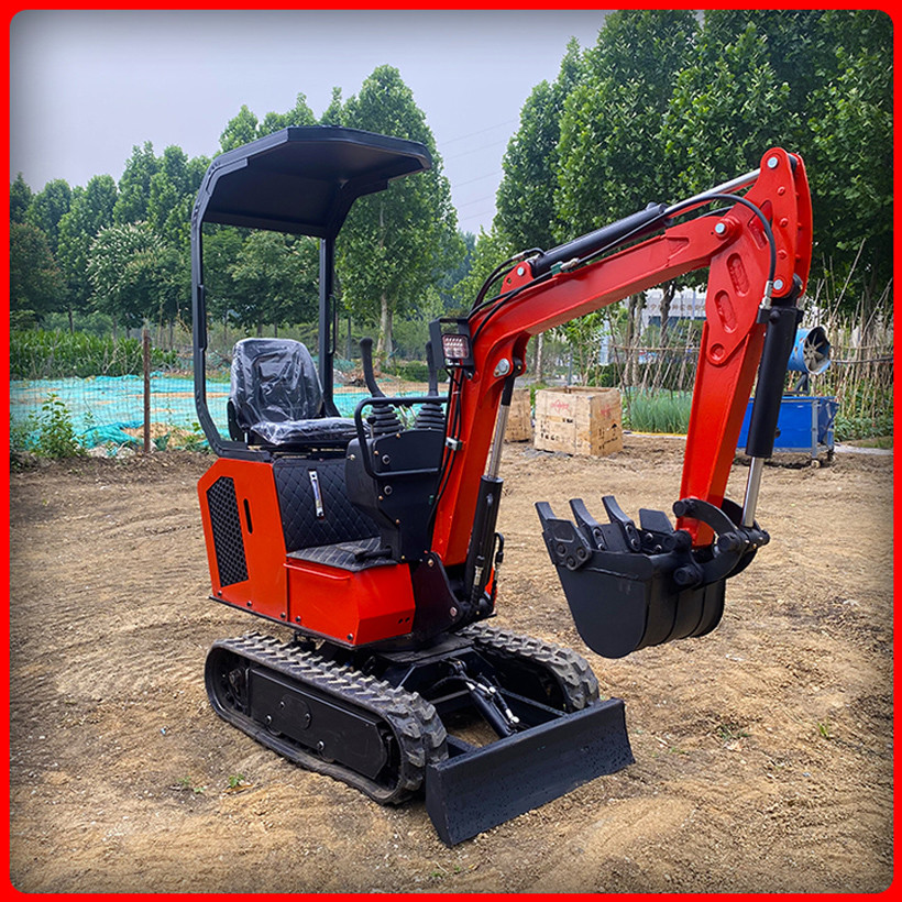 Compact Small Excavation Equipment , Mini Excavator 1T 2300*910*1940mm