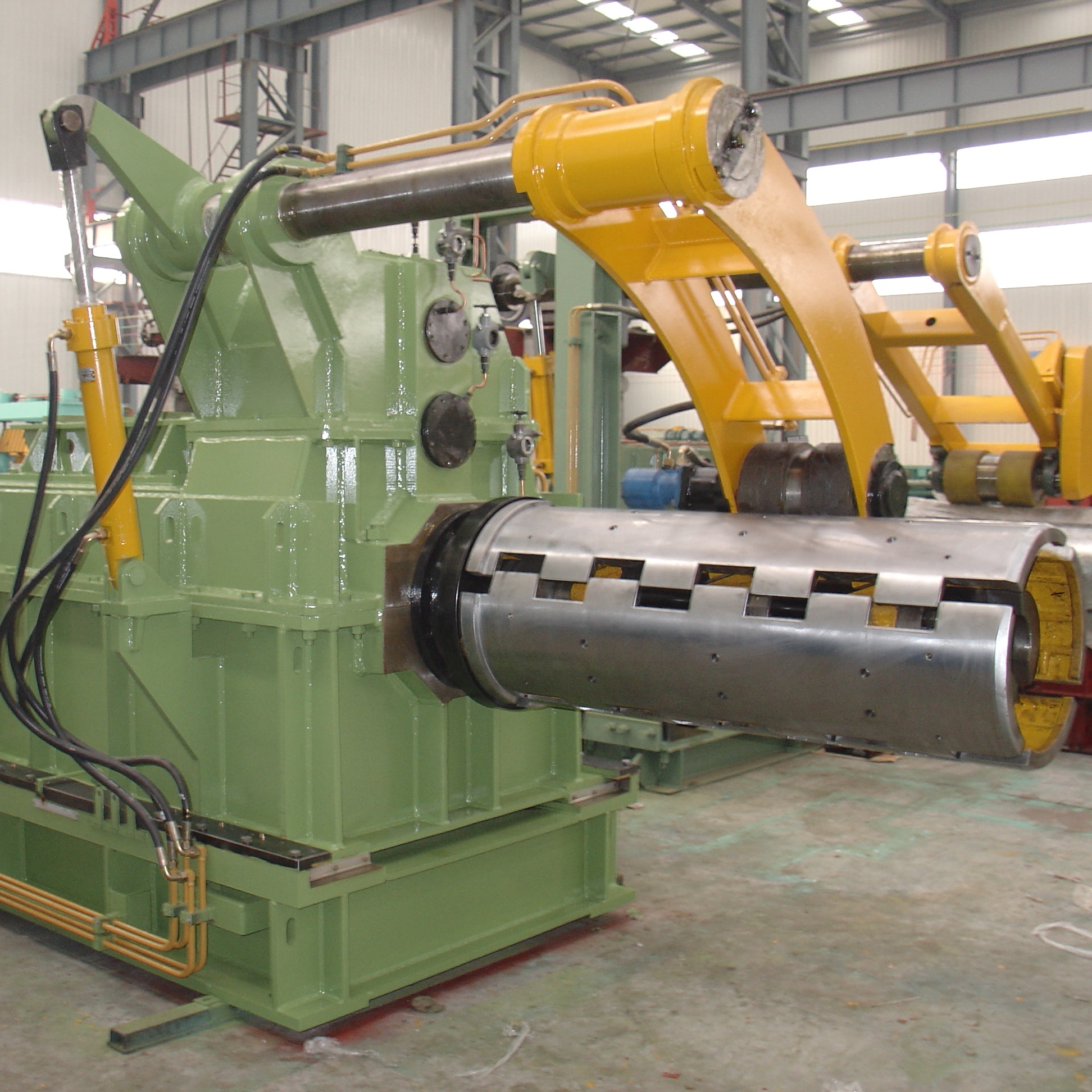 Provided Video Inspection Steel Coil Uncoiling Straightening Slitting Recoiling Line