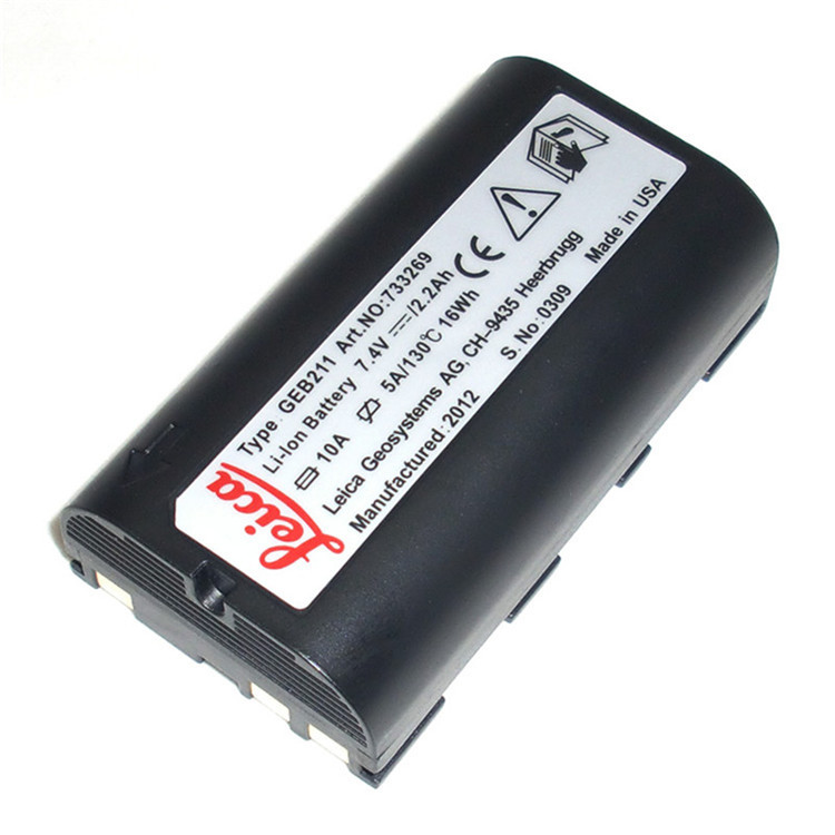 Leica 7.4 V Li Ion Total Station Battery 2200mAh For Tps1200 / Gps1200
