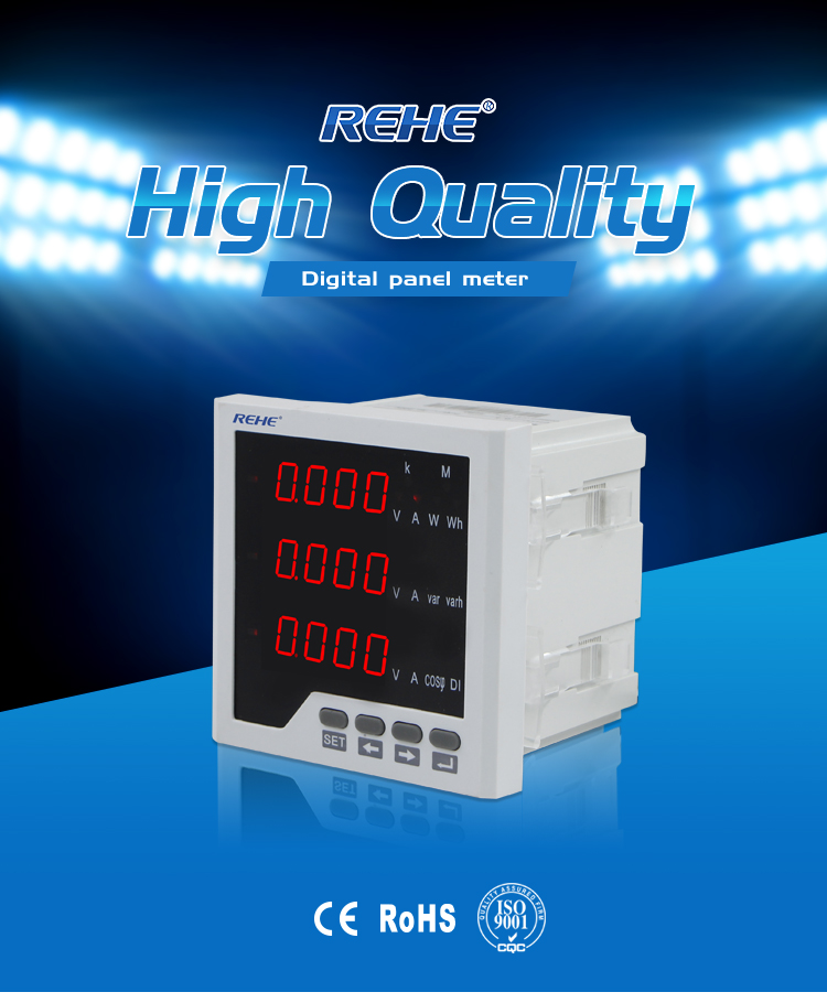 High quality True RMS Digital current voltage frequency amp volt hz multimeters