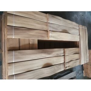 0.5mm Natural Burma Teak Veneer for Engineered Wood Flooring Usage