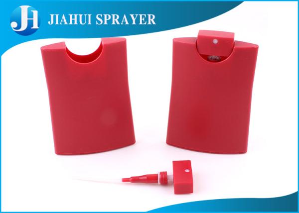 Red Protable PETG Plastic Bottles , Small Volume PVC Plastic Bottles Travel