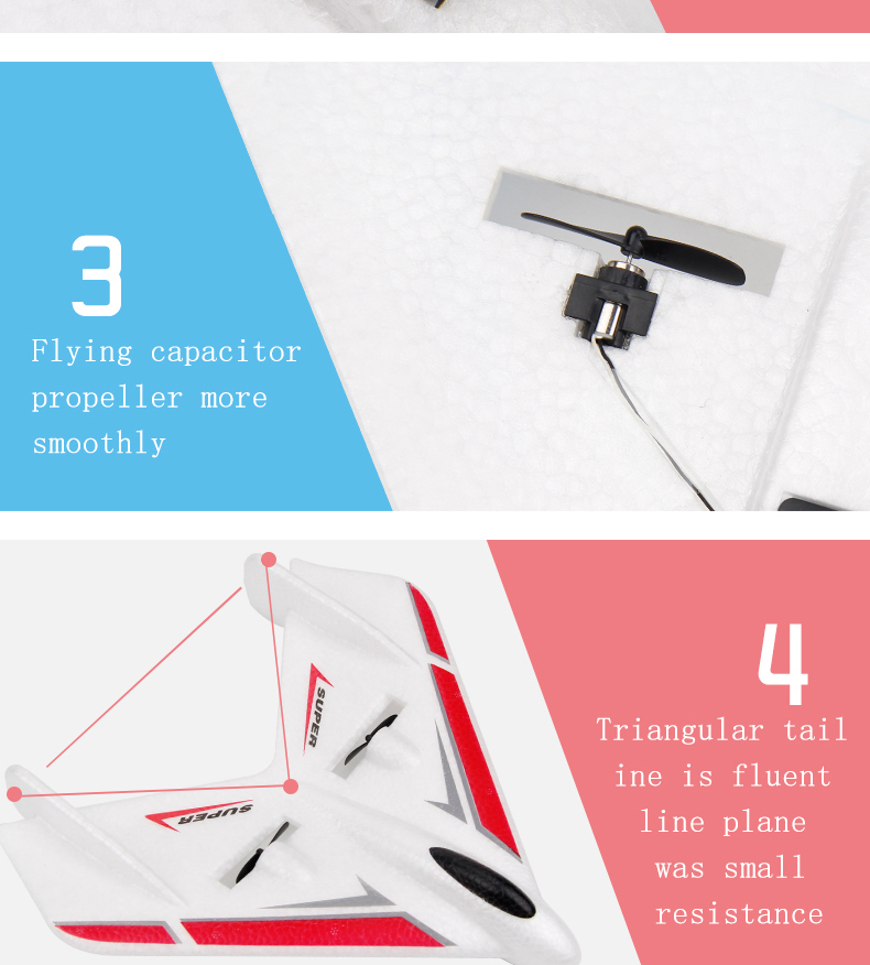 Fx-601 Airplane Rc Fighter Jet Fixed Wing with 4K UHD Video Capture Resolution and Remote Controller Spare Propeller