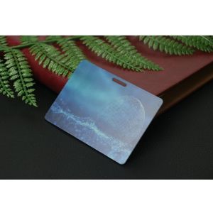 Luminescent PVC Fingerprint Smart Cards Self Developed Glue Cold Pressing