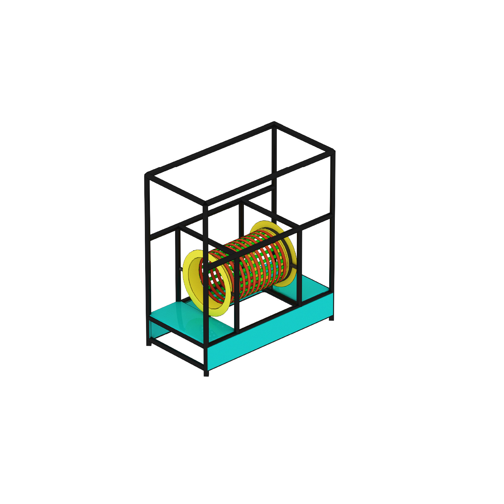 Double Layer Junior Ninja Course Equipment For Indoor Playground