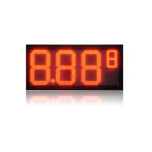 8" -32" Digit Height Blue and White LED Board for Fuel Station Pylon Sign Gas