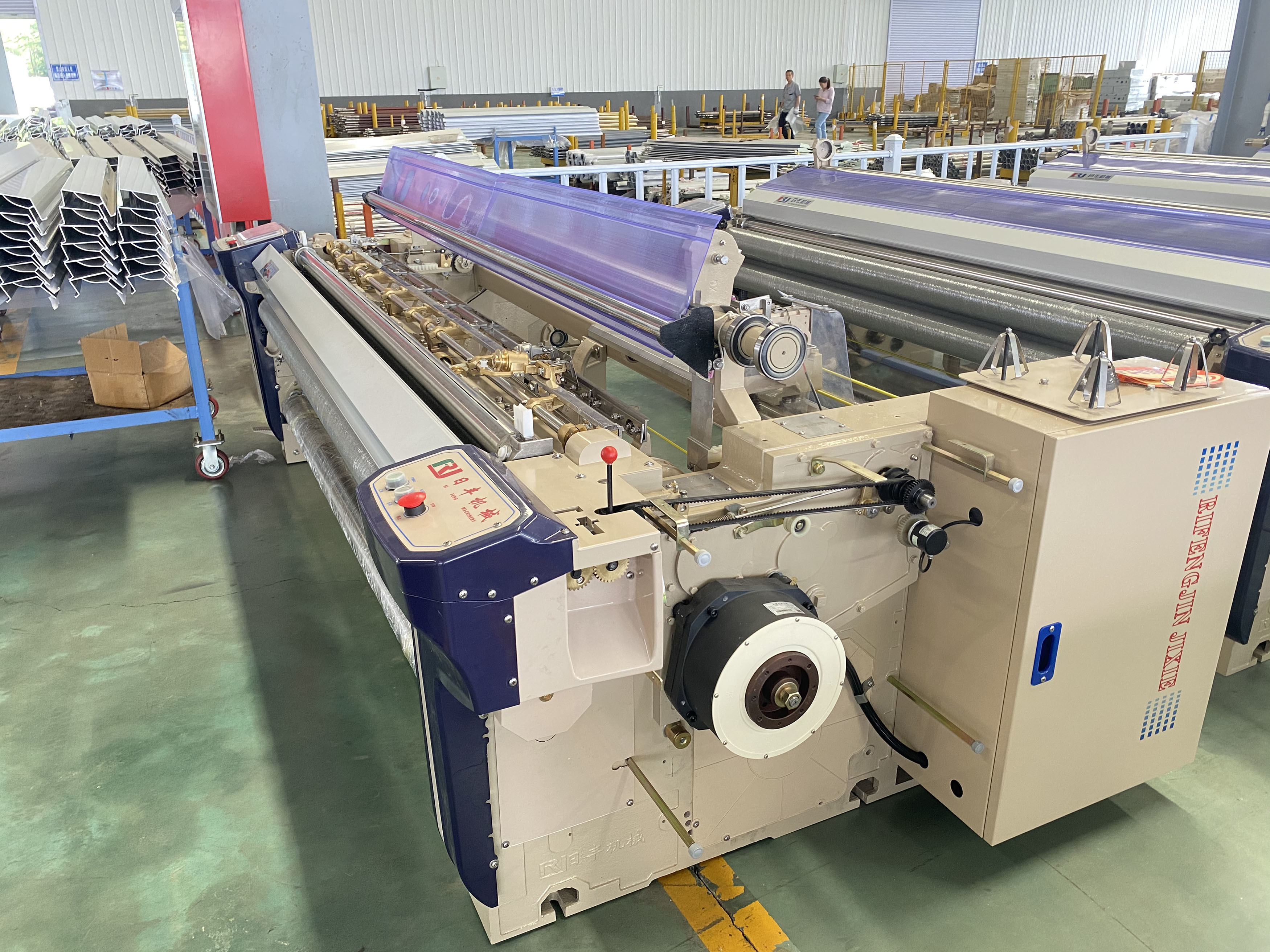 Double Pump Polyester Weaving Textile Water Jet Loom High Speed 230 Cm