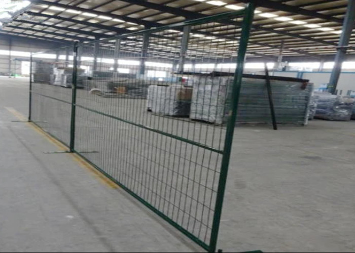 Powder Coating Movable Temporary Fencing Panels For Construction Site