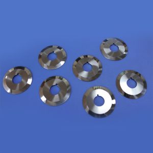 China High Efficiency Three-Layer Blade Tungsten Carbide Tobacco Leaf Disc Cuttter on sale