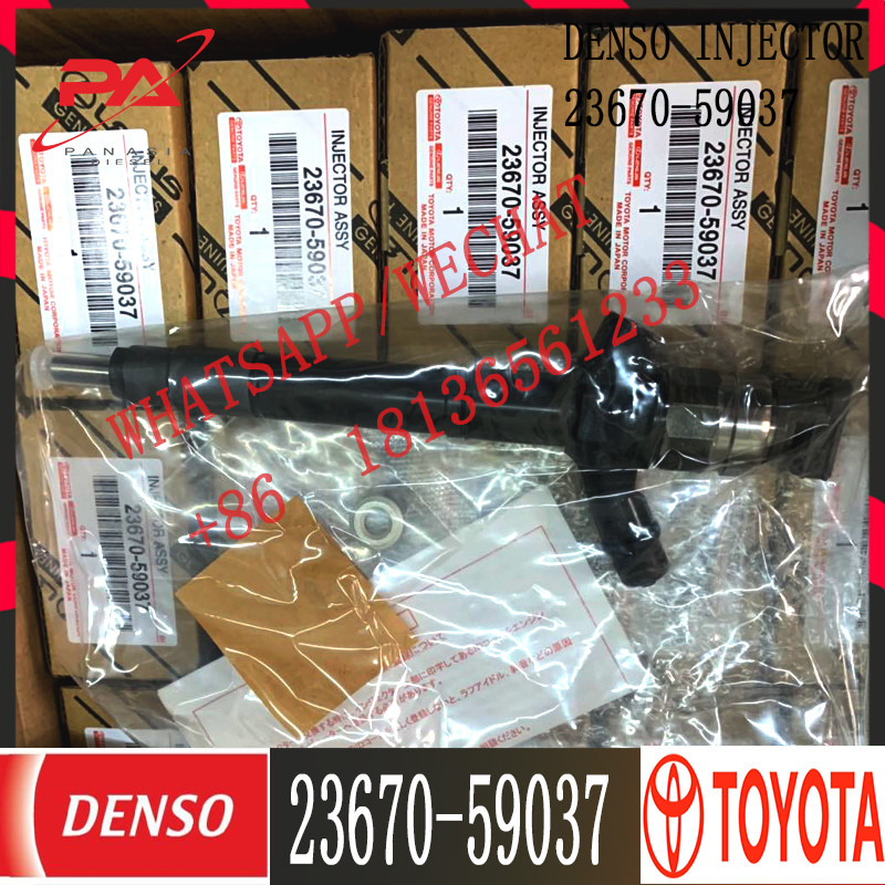 Common Rail Injector 23670-59037 OEM 23670-59037 FOR Land Cruiser 200 V8 1VD-FTV