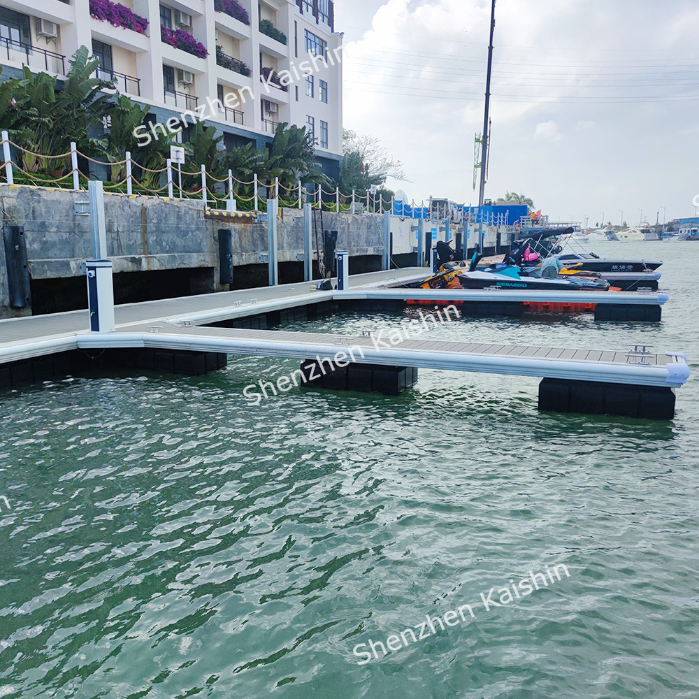 Aluminum Alloy (6061-T6) Floating Marina Finger Dock With Customized Floating Walkway Pontoon