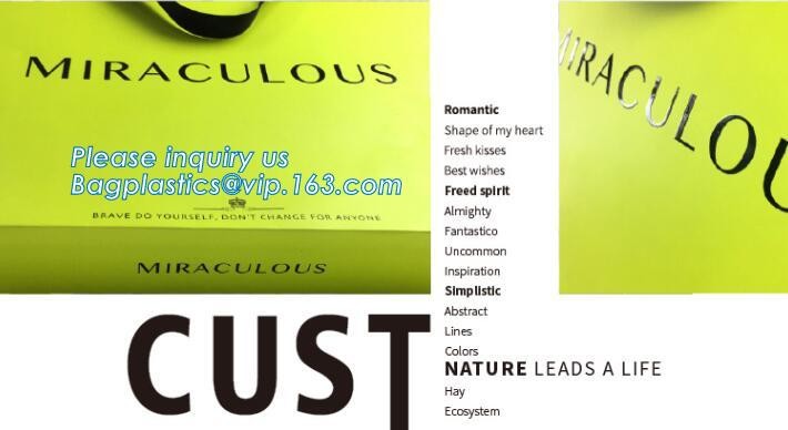 Flower carrier bag with different color customized pot plants kraft paper bag with handle,stamping logo fancy paper flow