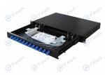  Unique Structure Fiber Optic Patch Panel 1U 12 Port SC 24 Cores ODF Wall Mounted Manufactures