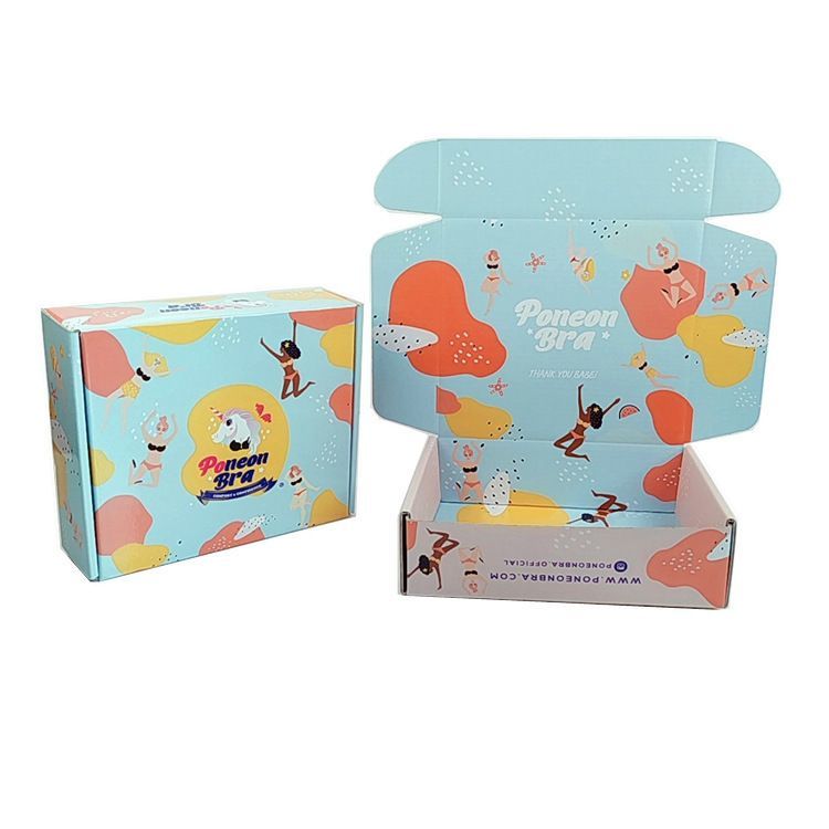 Custom Stock Premium Color Printing Folding Pink Paper Cardboard Corrugated Clothes/Dessert/Cosmetic/Food/Fruit Packaging Packing Carton Gift Shipping Box