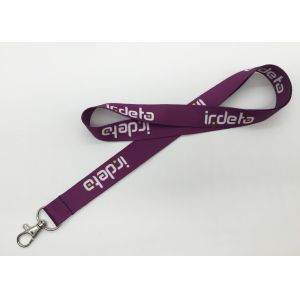 Custom sublimated polyester lanyards with different letters with lobster clips