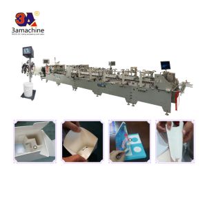 380V Voltage Textiles Folder Gluing Machine for Professional Presentation