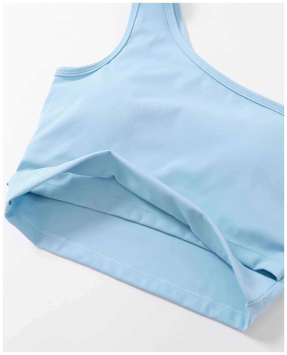 Recycled Nylon Yoga Set Clothes Eco - Friendly Sexy Diagonal Shoulder Bra Women's Sports Suit