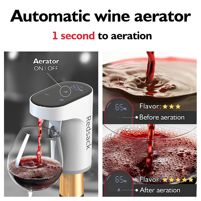 4.5w Smart Electric Wine Dispenser With ABS Food Grade Silicone PP Material