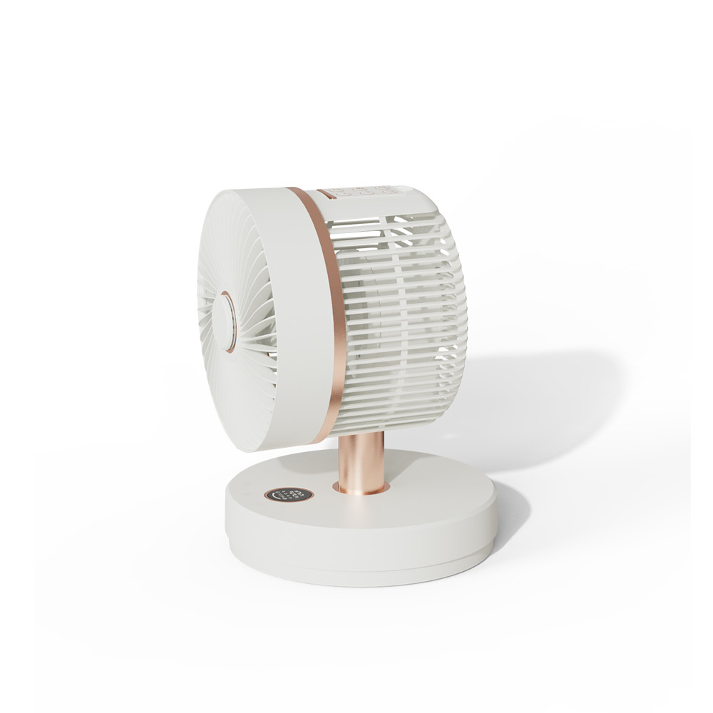 10000mAh Floor Standing Fans DC 5V Minebea Motor Fan LCD Screen Timer