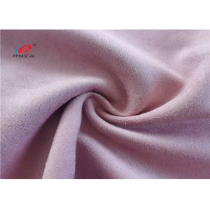 Double Sided Brushed Knitted Plain Dyed Micro Suede Polyester Fabric